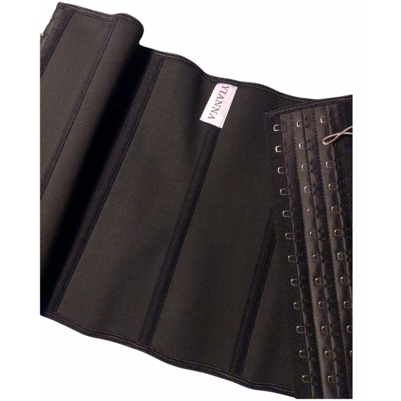 NEW Yianna Waist Trainer Underbust Latex Sport Girdle Corset XS - Picture 9 of 13